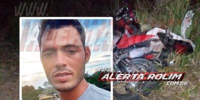 Jovem de 27 anos perde a vida após perder controle de moto e cair na RO-383 entre Rolim...