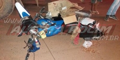 Motociclista fica ferido após colidir na traseira de caminhão estacionado em Rolim de...