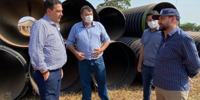 Deputado Laerte Gomes garante a Aldo Júlio mais R$ 300 mil em compra de tubos corrugados