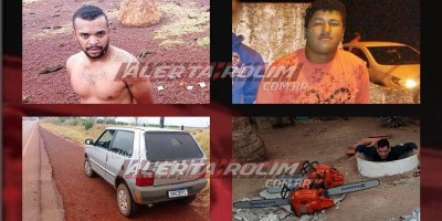 Carro furtado em Rolim de Moura e produtos furtados em Ministro Andreazza são...