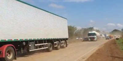 PRF diz que há um ponto de bloqueio total e três parciais nas rodovias de Rondônia