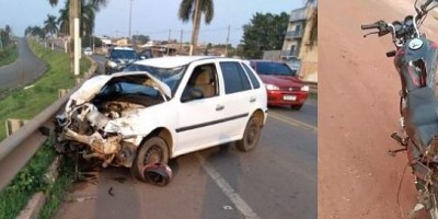 Motociclista morre em grave acidente na BR-364 em Cacoal; Condutor de carro fugiu do local