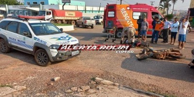 Rolim de Moura: Acidente entre moto e carro é registrado nas primeiras horas da manhã...