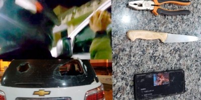 Vândalos causam quebra-quebra e destroem mais de 10 carros em Cacoal; veja vídeos