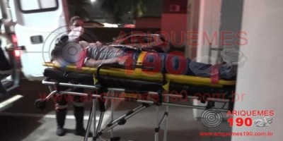 Jovem de 21 anos é entubado e encaminhado em estado grave ao hospital após sofre grave...