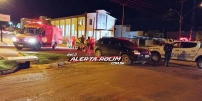Motociclista invade via preferencial e acaba colidindo com carro na av. Cuiabá com rua...