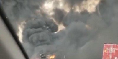 Motorista morre carbonizado em acidente entre duas carretas na BR-364 em MT; veja o vídeo