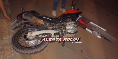 Duas motos se chocam em acidente na av. 25 de Agosto em Rolim de Moura