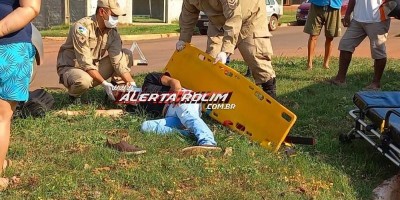 Motociclista fica ferido após avançar via preferencial e colidir contra carro em Rolim...