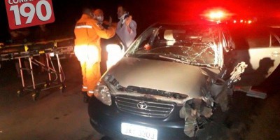 Motorista de carro perde o controle da direção e provoca acidente na RO-135, em...