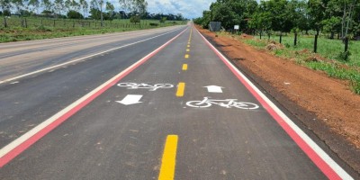 DER conclui pavimentação asfáltica da ciclovia na RO-479, em Rolim de Moura