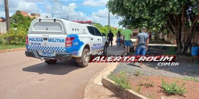 Rolim de Moura: Motociclista sofre fratura exposta na perna após avançar via...