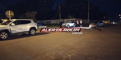 Dois carros se chocam em cruzamento no 4º acidente registrado no domingo em Rolim de...