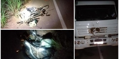 Ciclista morre atropelado por caminhão na RO-387 em Pimenta Bueno