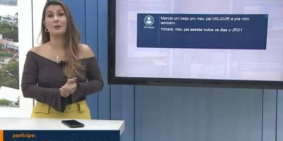 Veja o vídeo: Apresentadora de afiliada da Globo em Rondônia comete gafe ao vivo...
