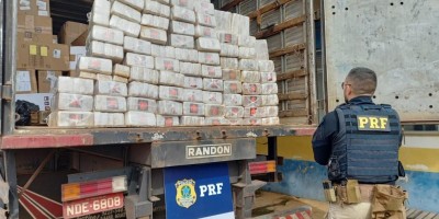 Mais de 400 quilos de cocaína são apreendidos no maior flagrante feito pela PRF em RO