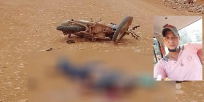 Motociclista morre após acidente em cruzamento de linha em Machadinho