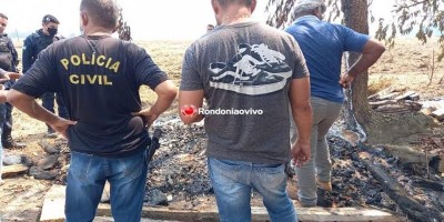 Corpo é encontrado carbonizado ao lado de motocicleta na BR-364 em distrito de Porto...