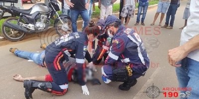 Ariquemes: Motociclista derrapa e cai embaixo de caminhão; Rapaz teve morte instantânea