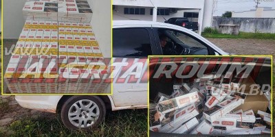 Mais de mil carteiras de cigarros contrabandeadas são apreendidas e um suspeito é preso...