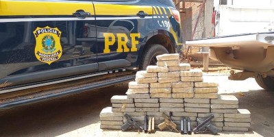 Quase 65 Kg de drogas são apreendidas pela PRF em compartimento secreto de veículo em...