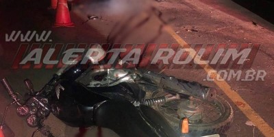 Motociclista morre e mulher fica gravemente ferida em acidente na RO-383 entre Rolim de...