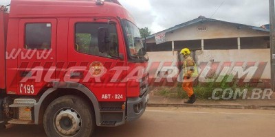 Após ação rápida, Bombeiros impedem que casa fosse destruída por incêndio em Rolim...