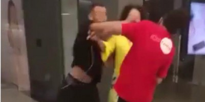 Mais uma: Vídeo mostra jovens saindo na porrada em Shopping de Cacoal