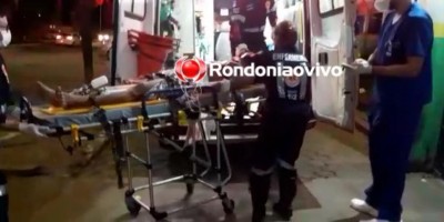 Populares escutam tiros e encontram jovem baleado no meio da rua