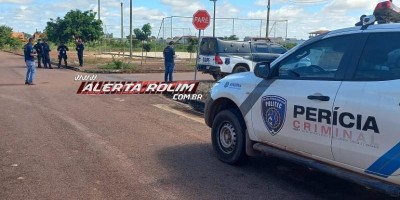 Rolim de Moura: Motociclista avança preferencial, atinge viatura do GAPE e foge do local