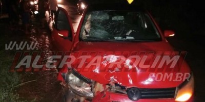 Adolescente sofre fratura no braço e perna após ser atingido por carro na RO-383, em...