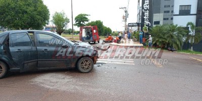 Rolim de Moura: Motorista de carro avança via, ocasiona grave acidente e se evade do...