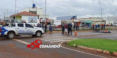 Motociclista invade via preferencial e morre atropelado por caminhão em São Francisco;...