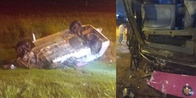 Colisão entre ambulância e ônibus na BR-364, próximo a Ariquemes, deixa uma vítima...