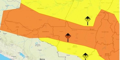 Fim de semana será de tempo instável e chuvas intensas na maior parte de Rondônia