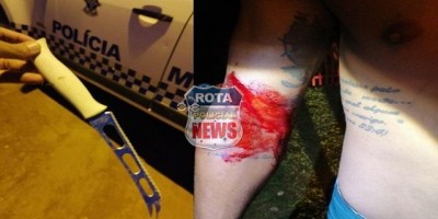 Mulher de 26 anos tenta matar companheiro a facadas em Vilhena
