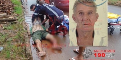 Idoso morre após ser atropelado e motorista fugir do local em Ariquemes