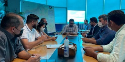 Deputado Jean Oliveira recebe Prefeito e Vereadores em busca de melhorias para RO-135...
