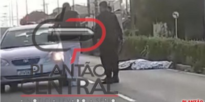 Homem morre atropelado nesta madrugada em Ji-Paraná; veja o vídeo