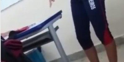 Vídeo mostra aluna cheirando cocaína dentro de escola em Porto Velho