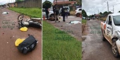 Acidente entre carro e moto deixa um morto e uma pessoa gravemente feria em Alvorada;...