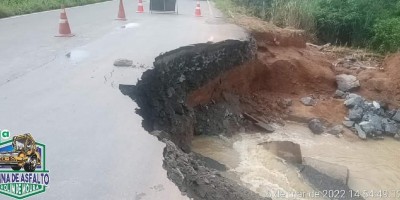 DER interdita meia pista da RO-383 entre Rolim de Moura e Santa Luzia