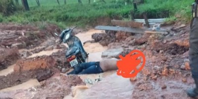 Corpo de jovem é encontrado ao lado de motoneta em Vilhena