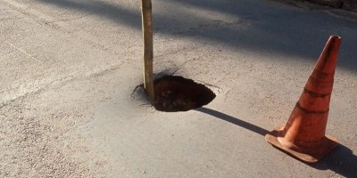 ALERTA: DER interdita trecho da RO-383, em Santa Luzia, após buraco se formar na...