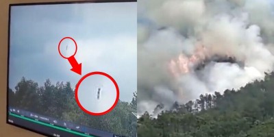 Vídeo registra momento em que avião com 132 pessoas a bordo cai em região de montanhas...