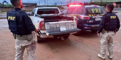 Quase 90 kg de cocaína é apreendida pela polícia rodoviária federal em Ariquemes