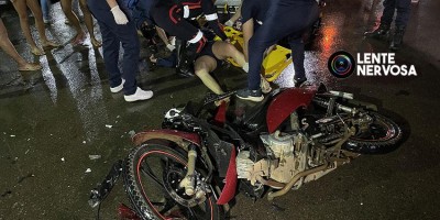 Câmera de segurança registra momento de grave acidente que deixou um morto em Porto...