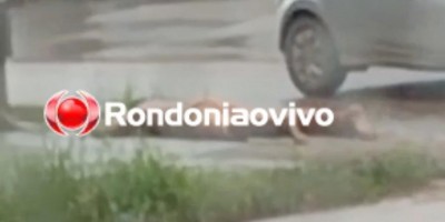 Suspeito de roubar motocicleta é detidos e espancado por populares
