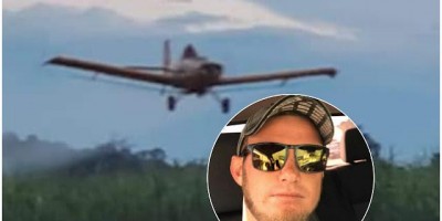 Aeronave agrícola cai e mata piloto de 33 anos em Espigão do Oeste