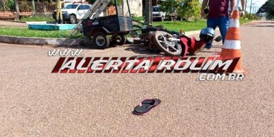 Condutor de moto adulterada foge da UPA após avançar via e ocasionar acidente em Rolim...